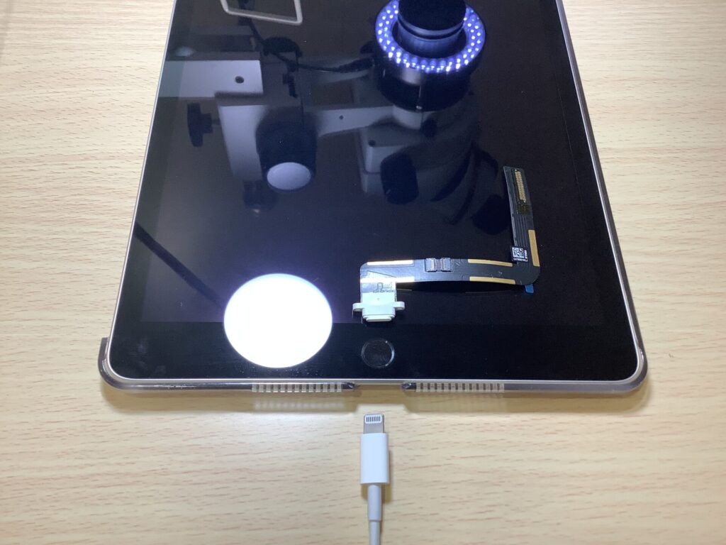 iPadの充電不良の修理の例