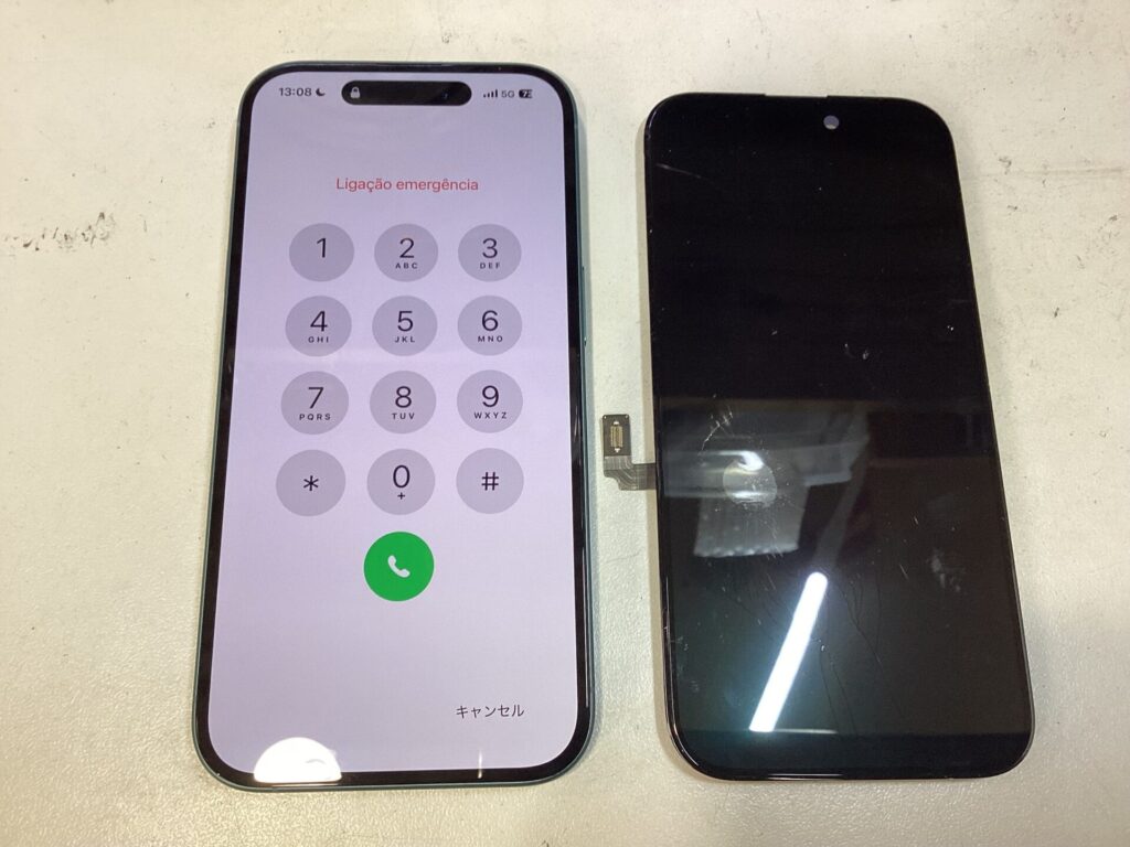 iPhone 16の液晶画面修理